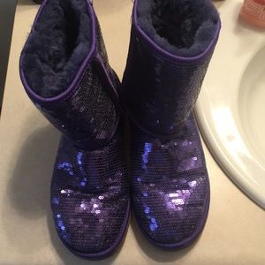 Sequin UGG boots